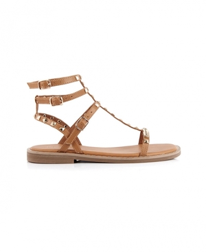 Sandales spartiates Les Tropeziennes CORALIE Ankle-strap Tan Femme|ORBT-54603307